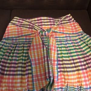 J.Crew gingham skirt